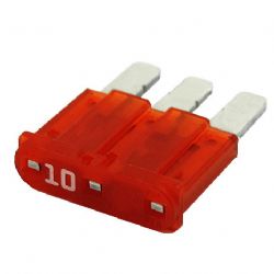 0337010.PX2S Littelfuse MICRO3 Blade Fuse 10 Amp (FB3M.10) Pack of 10